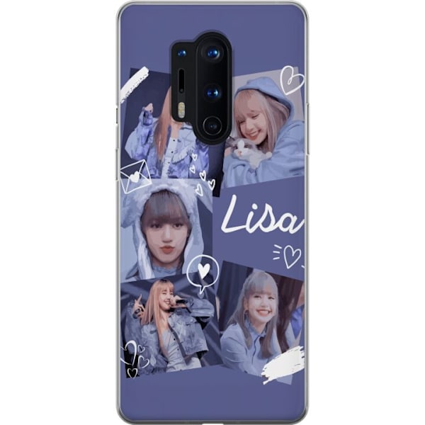 OnePlus 8 Pro Läpinäkyvä kuori Lisa Blackpink – Aesthetic K-pop Queen