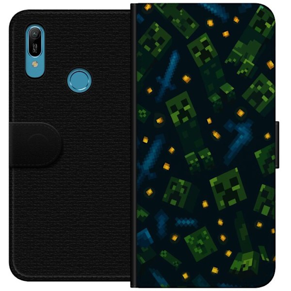 Huawei Y6 (2019) Plånboksfodral Minecraft Dungeons Mob