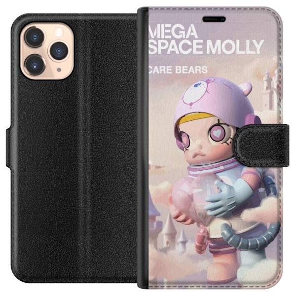 Apple iPhone 11 Pro Tegnebogsetui Mega Space Molly Care Bears Series - Share Bear Edition