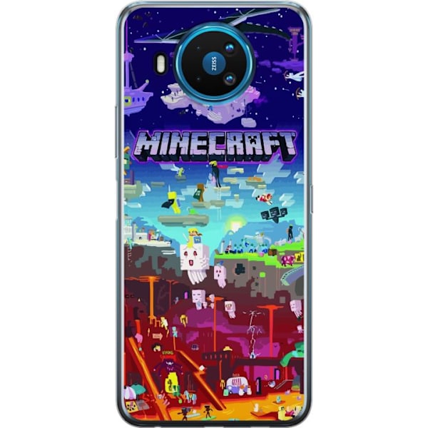 Nokia 8.3 5G Gennemsigtig cover Minecraft