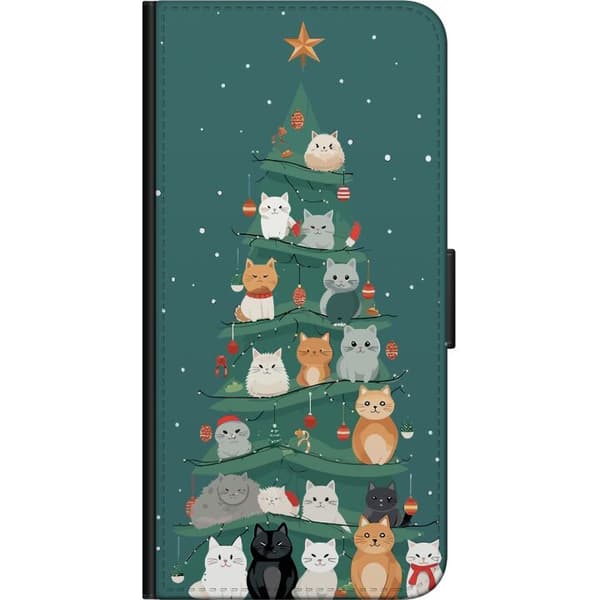 Kompatibelt Lommeboketui til OnePlus 9 Pro Juletre