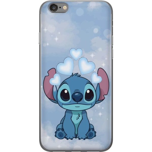 Apple iPhone 6 Genomskinligt Skal Stitch Hoppande Glädje – Rolig Design för Present