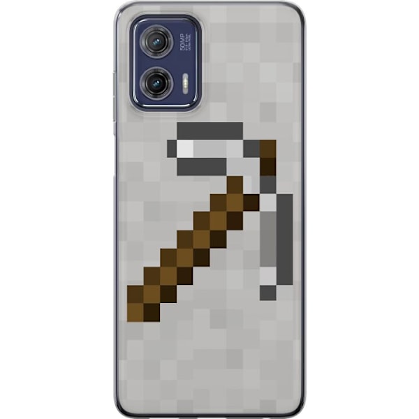 Motorola Moto G73 Gjennomsiktig deksel Minecraft Verktøy