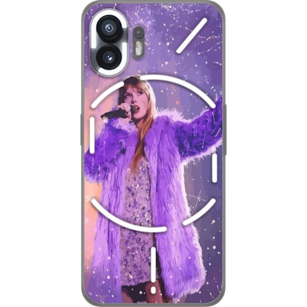 Nothing Phone (2) Gennemsigtig cover Taylor Swift