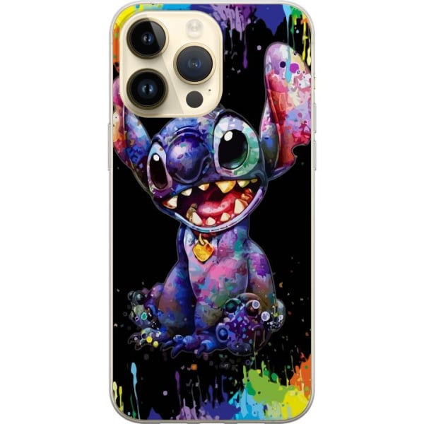 Apple iPhone 15 Pro Max Genomskinligt Skal Lilo and Stitch