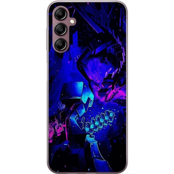 Samsung Galaxy A14 5G Läpinäkyvä kuori Minecraft