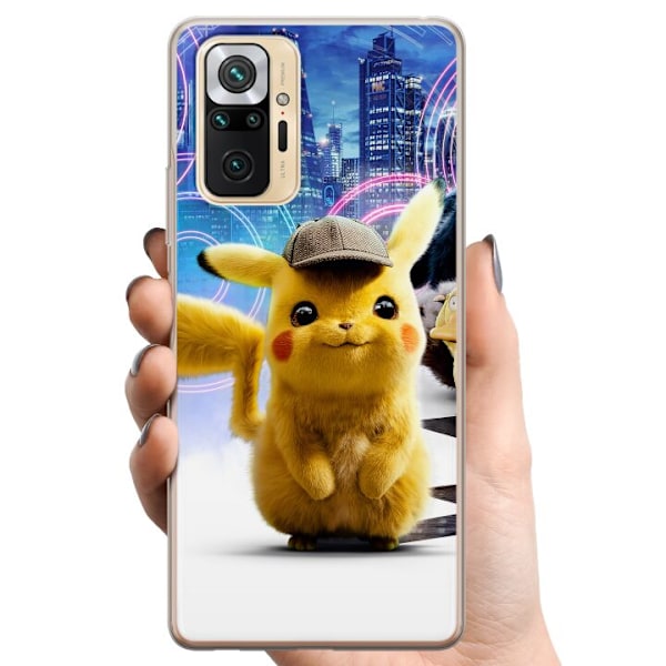 Xiaomi Redmi Note 10 Pro TPU Mobilcover Detektiv Pikachu