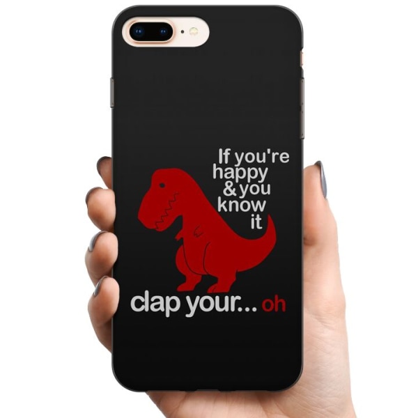 Apple iPhone 8 Plus TPU Mobildeksel Dinosaur
