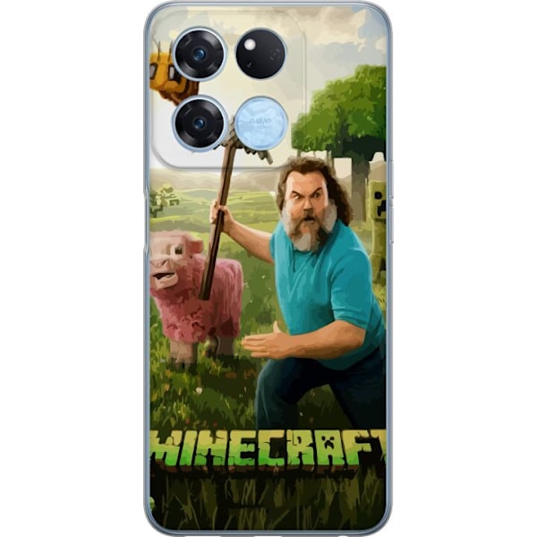 OnePlus Ace Racing Läpinäkyvä kuori A Minecraft Movie