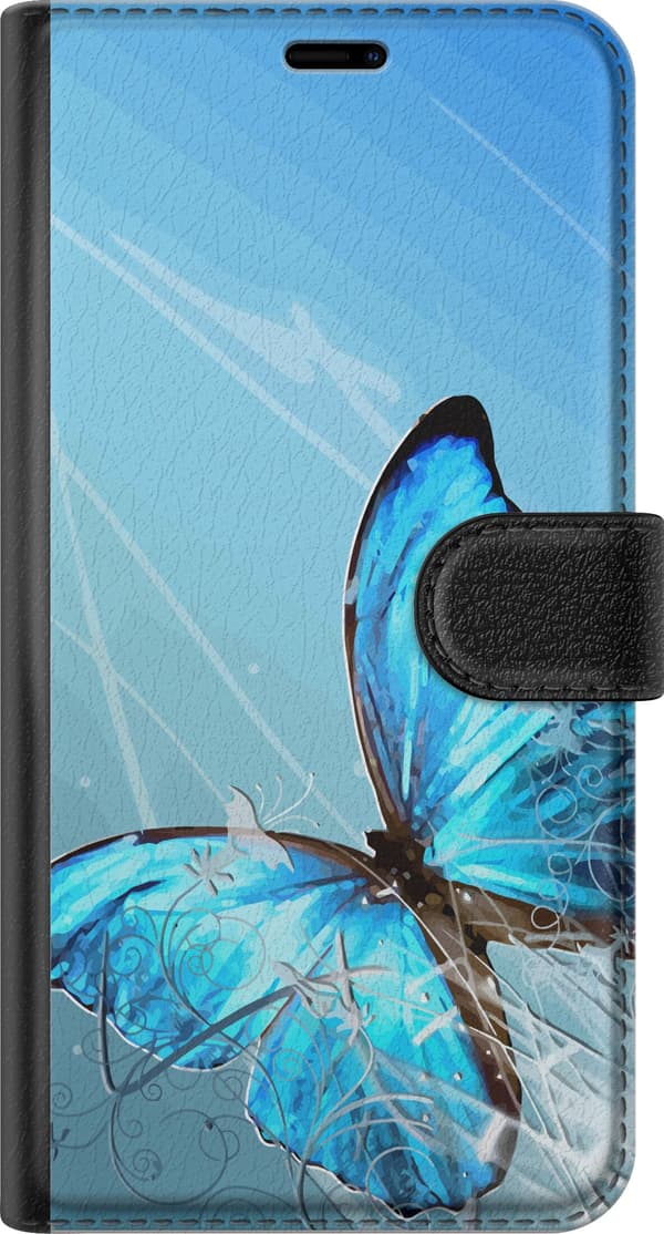Kompatibelt Plånboksfodral till Samsung Galaxy S21 Fjäril
