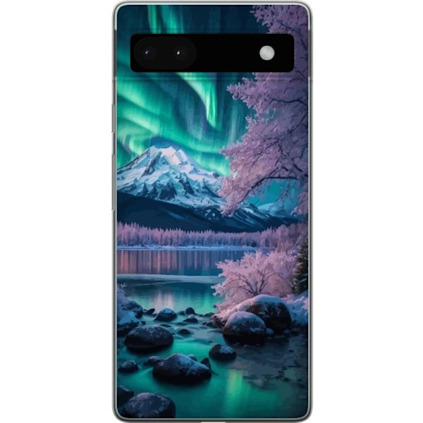 Google Pixel 6a Läpinäkyvä kuori Norrsken
