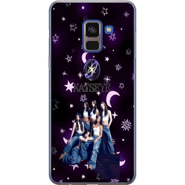 Kompatibelt Mobilskal till Samsung Galaxy A8 (2018) KATSEYE lila