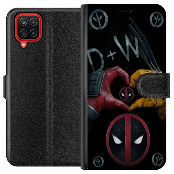 Samsung Galaxy A12 Lommeboketui Deadpool & Wolverine Kjærligh