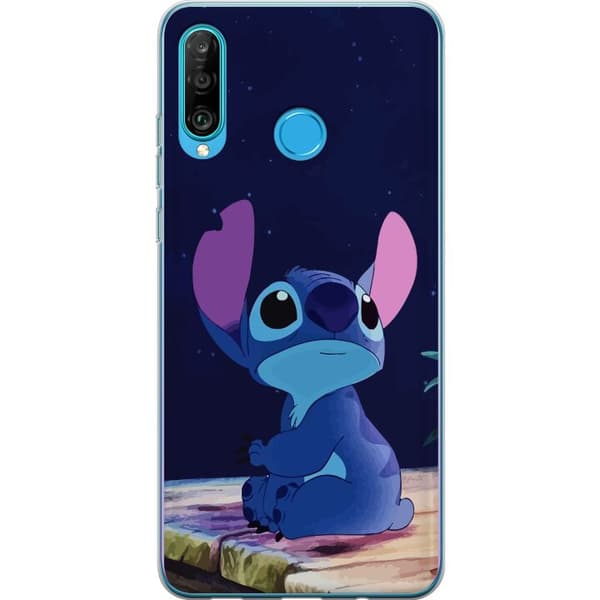 Kompatibelt Mobilskal till Huawei P30 lite Stitch Stjärnor