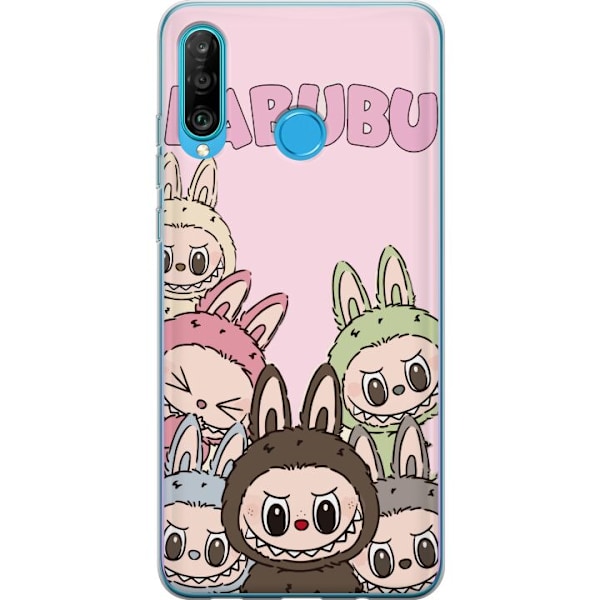 Huawei P30 lite Läpinäkyvä kuori Labubu Classics