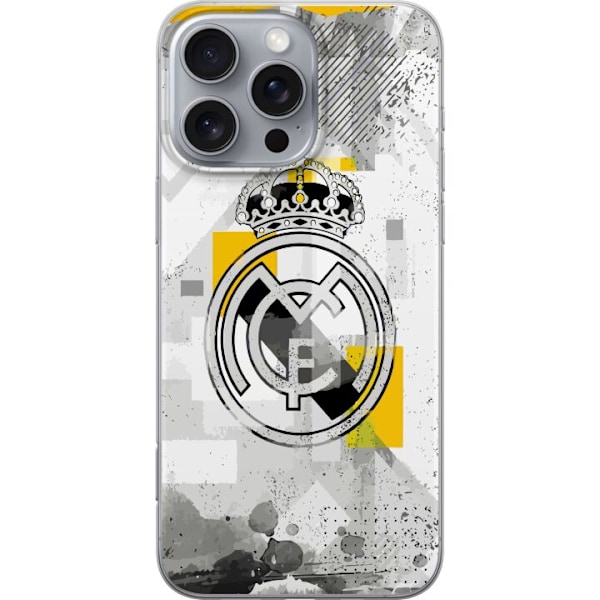 Apple iPhone 16 Pro Max Läpinäkyvä kuori Real Madrid