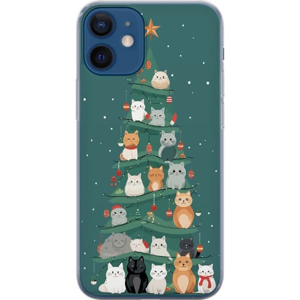 Kompatibelt Mobilskal till Apple iPhone 12 mini Julgran