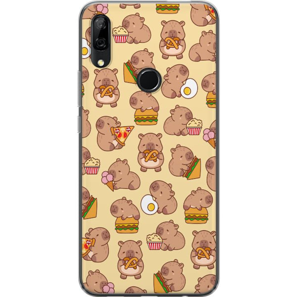 Huawei P Smart Z Läpinäkyvä kuori Kawaii capybara puhelinkotelo useilla söpöillä hahmoilla