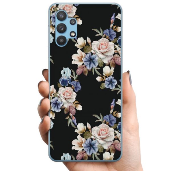 Samsung Galaxy A32 5G TPU Mobilcover Blomstret