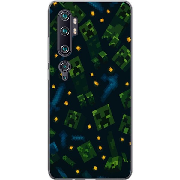 Xiaomi Mi Note 10 Pro Läpinäkyvä kuori Minecraft Dungeons Mob