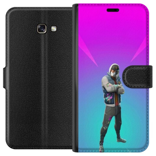 Samsung Galaxy A3 (2017) Tegnebogsetui sort ridder fortnite