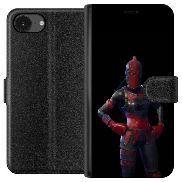 Apple iPhone 16e Tegnebogsetui Fortnite - Rød Ridder
