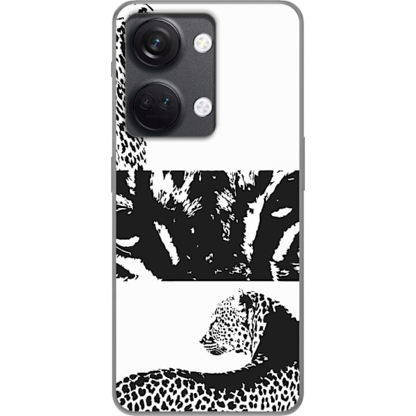 OnePlus Nord 3 Läpinäkyvä kuori Leopard Faces