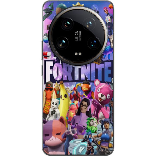 Xiaomi 14 Ultra Genomskinligt Skal Fortnite Karaktärer Spelmotiv Ikoner Gaming Design Populär Battle Royale Barn Spelkaraktärer Motiv
