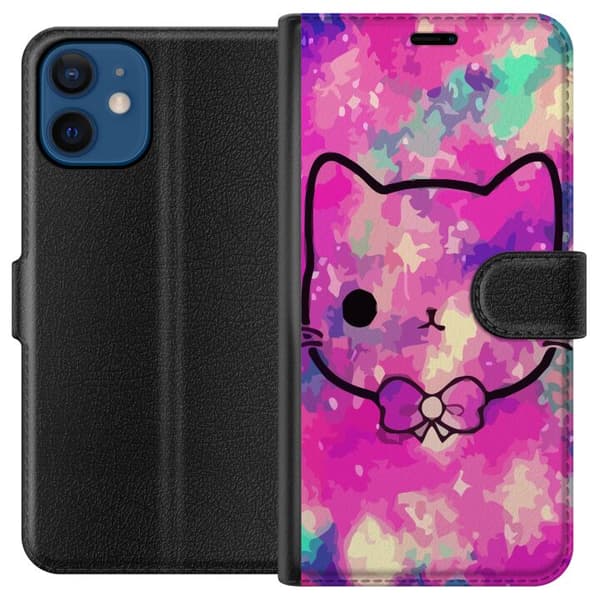Kompatibel Tegnebogsetui til Apple iPhone 12 mini Kat
