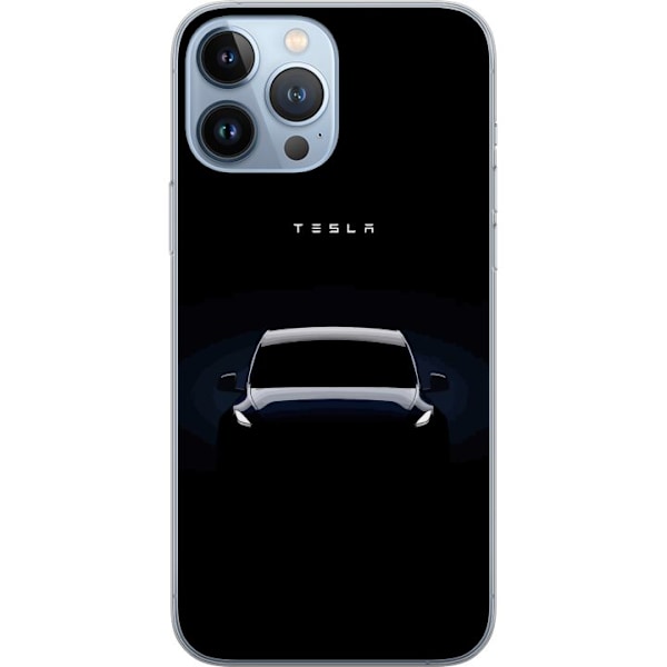 Apple iPhone 13 Pro Max Gennemsigtig cover Tesla