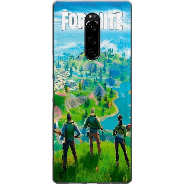 Sony Xperia 1 Läpinäkyvä kuori Fortnite