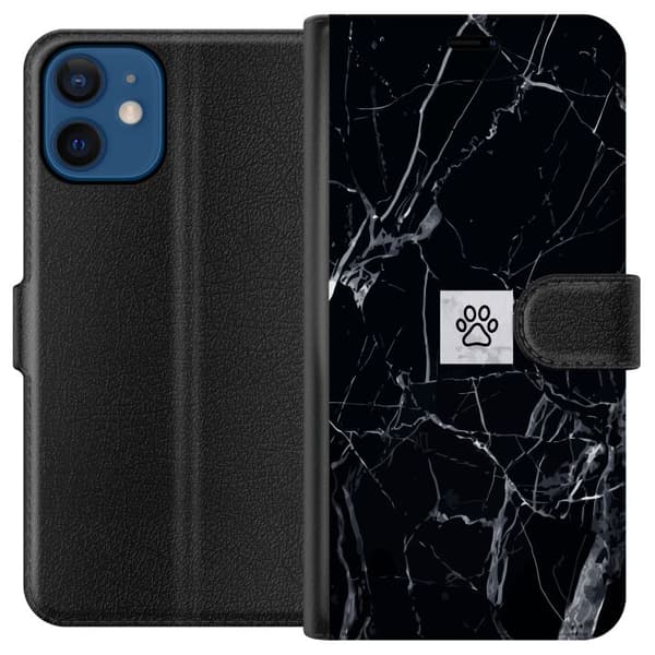 Kompatibelt Plånboksfodral till Apple iPhone 12 mini Marmor Tass