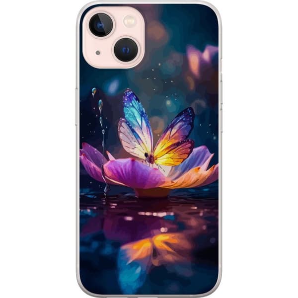 Kompatibelt Mobildeksel til Apple iPhone 13 Butterfly