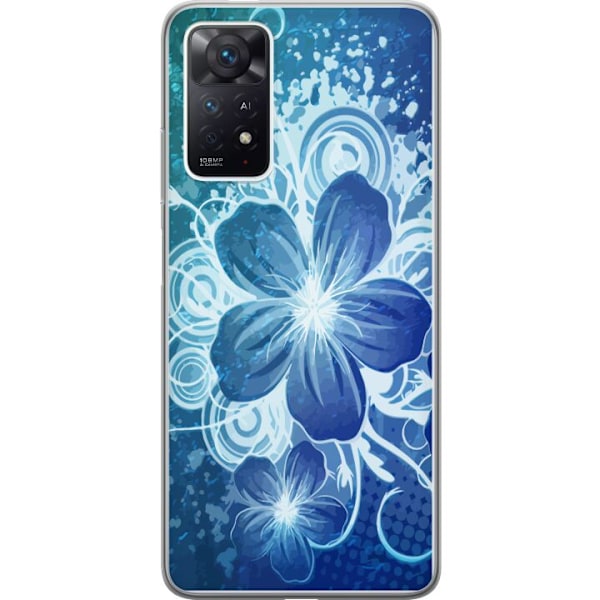 Xiaomi Redmi Note 11 Pro Genomskinligt Skal Blomma