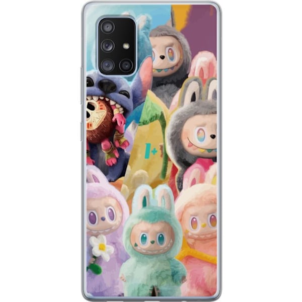 Samsung Galaxy A71 5G Läpinäkyvä kuori iso