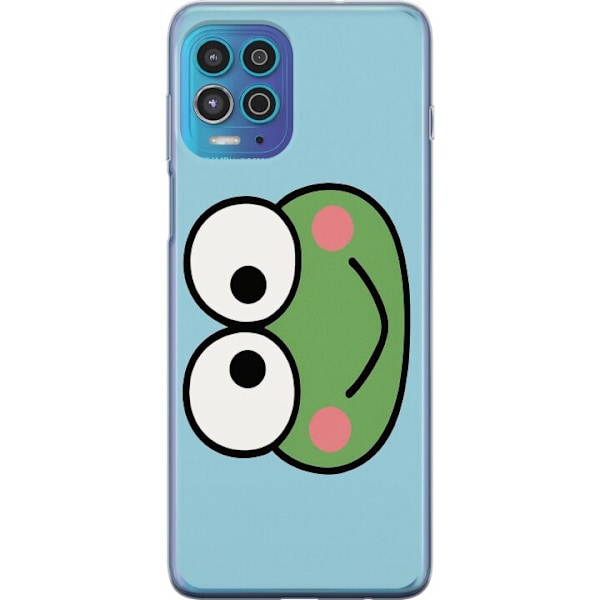 Motorola Moto G100 Läpinäkyvä kuori Keroppi Smile