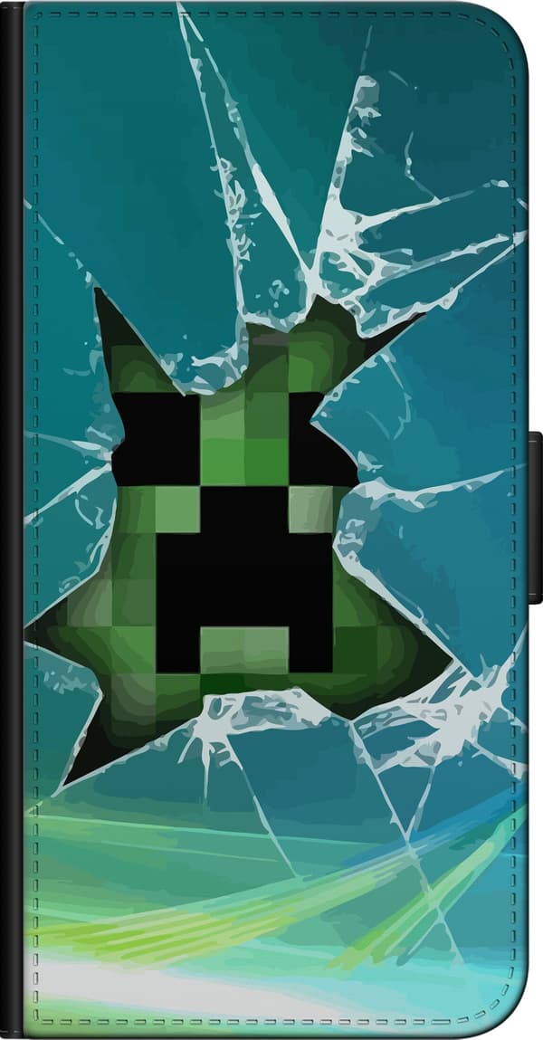 Kompatibel Tegnebogsetui til OnePlus 9 Pro Minecraft