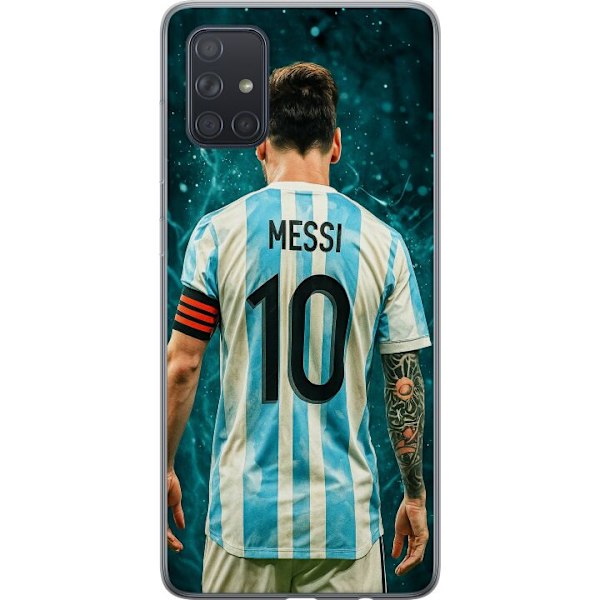 Samsung Galaxy A71 Läpinäkyvä kuori Messi