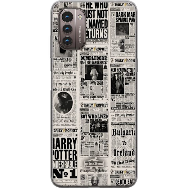 Nokia G21 Genomskinligt Skal Harry Potter Tidning