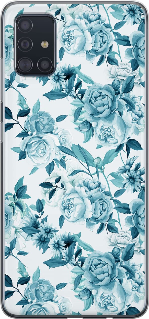 Kompatibelt Mobilskal till Samsung Galaxy A51 Blommor