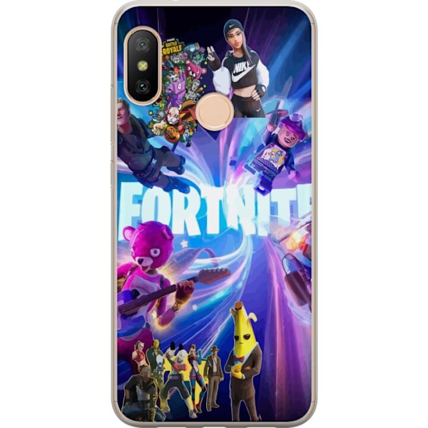 Xiaomi Redmi 6 Pro Läpinäkyvä kuori Fortnite