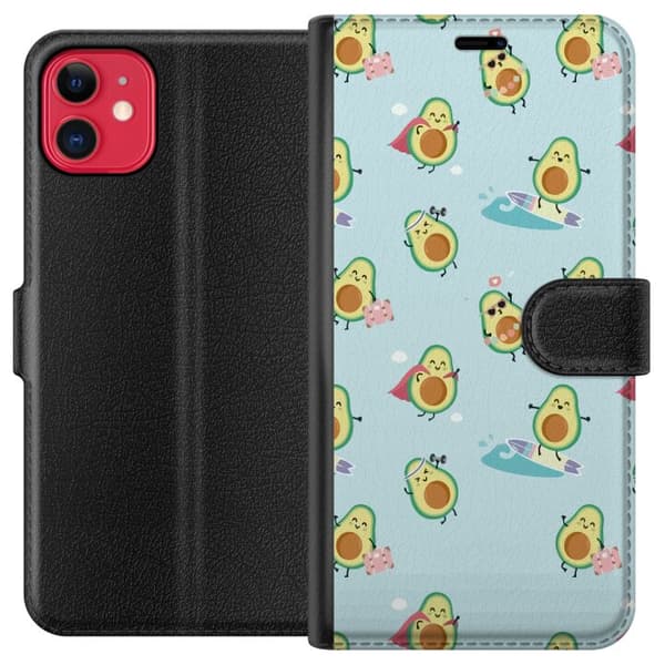Kompatibel Tegnebogsetui til Apple iPhone 11 Avocado