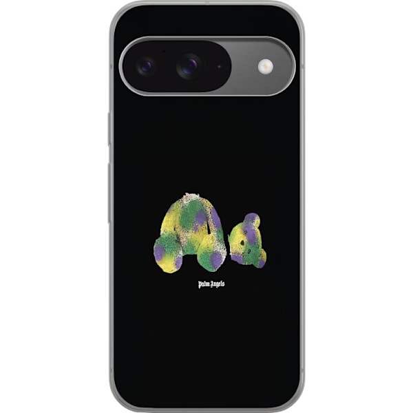 Google Pixel 9 Pro Läpinäkyvä kuori Palm Angels Teddy