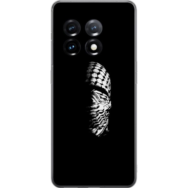 OnePlus 11R Läpinäkyvä kuori Keffiyeh-kuviointi - klassinen