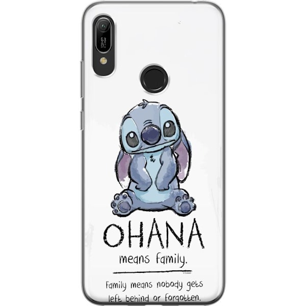 Huawei Y6 (2019) Genomskinligt Skal Stitch Ohana