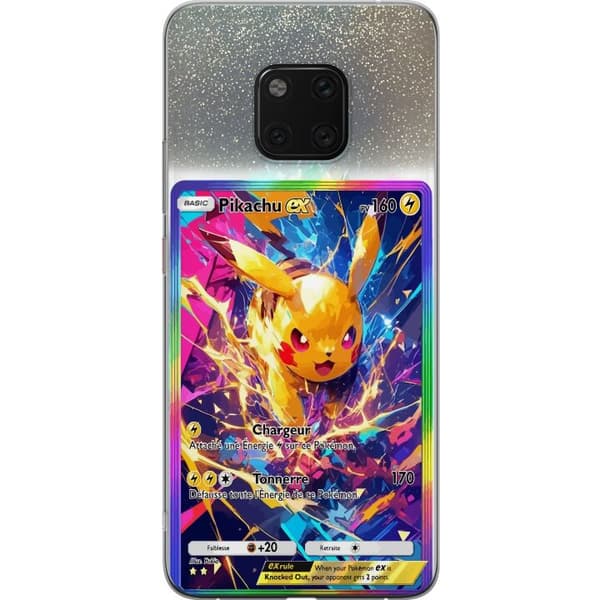 Kompatibelt Mobildeksel til Huawei Mate 20 Pro Pikachu gul