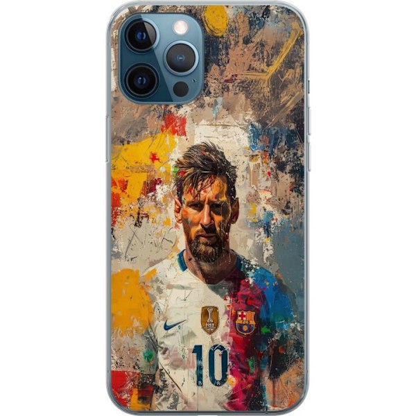 Apple iPhone 12 Pro Läpinäkyvä kuori Messi Art