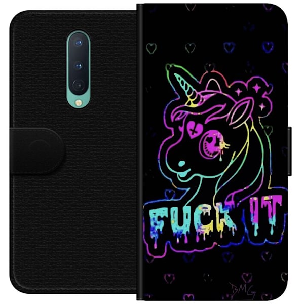 OnePlus 8 Lommeboketui Fuck it Unicorn