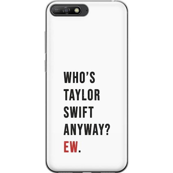 Huawei Y6 (2018) Gennemsigtig cover Taylor Swift