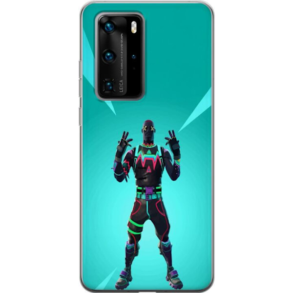 Huawei P40 Pro Gjennomsiktig deksel svart ridder fortnite